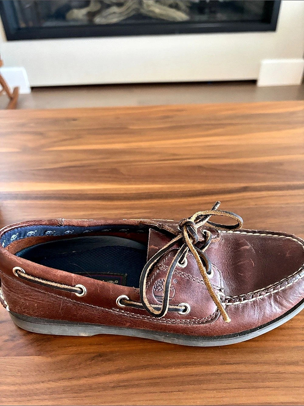 Timberland Classic 2-Eye Boat Shoe Boat Shoes Brown Size 7W